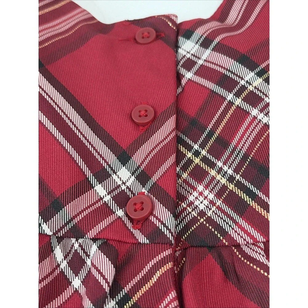 Children’s Place Baby Girl Holiday Dress Lined Multicolor Size 6-9 Months